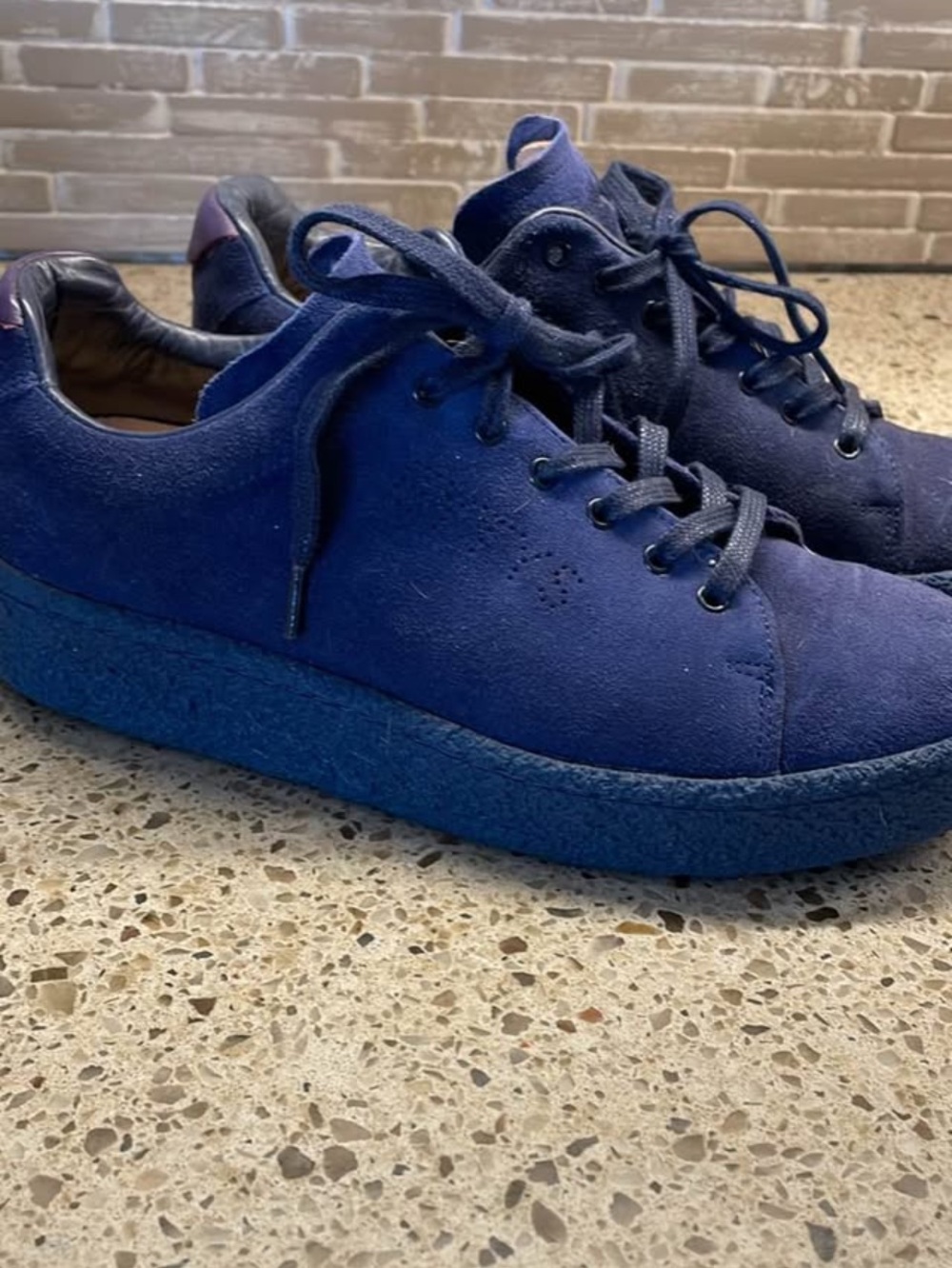Eytys Suede Casual Sneakers - Blue